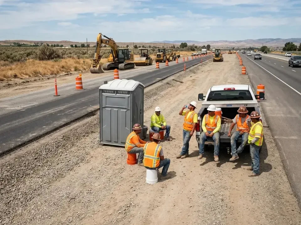 highway-road-construction-crew-007 — frequently asked questions, Porta Potty and Restroom Rentals in Marshall, IL
